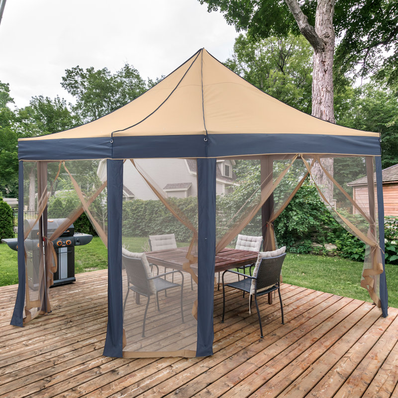 Zenova 13 Ft. W x 10 Ft. D Steel Popup Gazebo & Reviews Wayfair